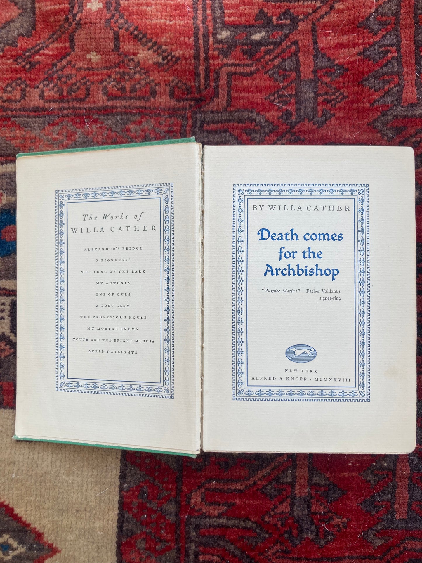 Death Comes for the Archbishop by Willa Cather
