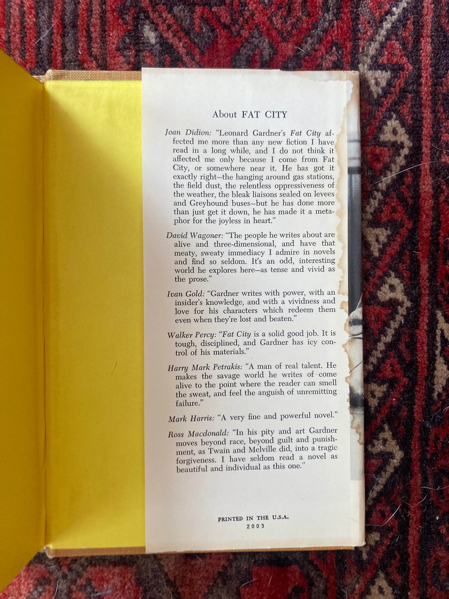 Fat City by Leonard Gardner