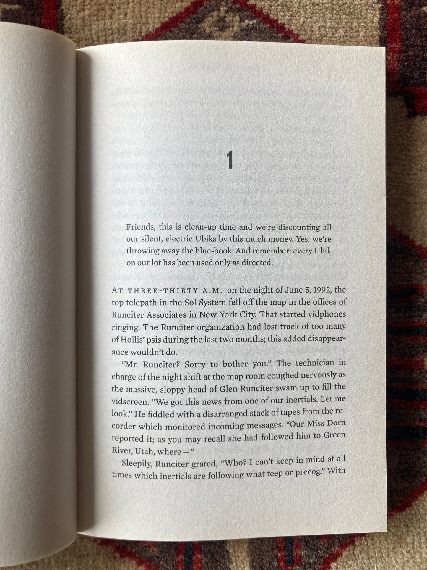 Ubik by Philip K. Dick